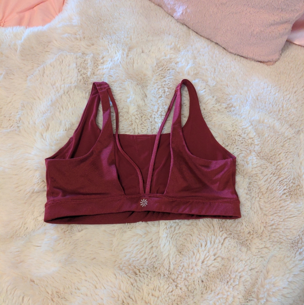 Altheta Metallic Red Sports Bra